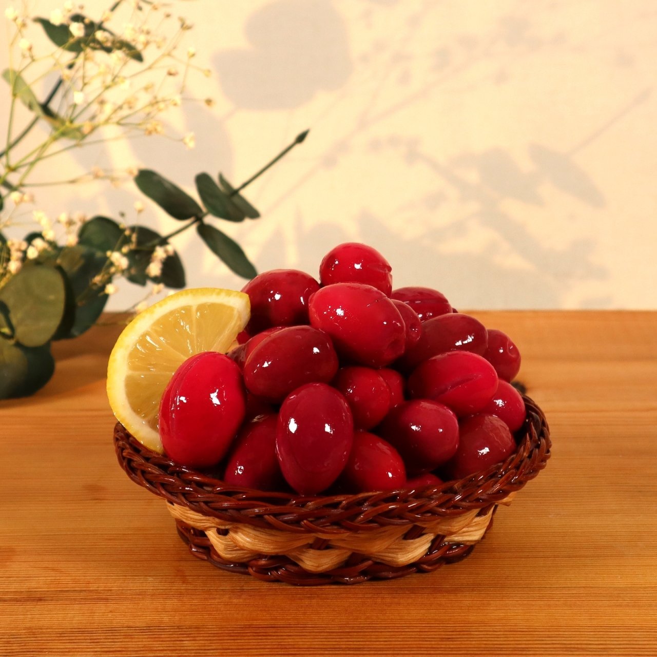 Kırmızı Pancarlı Yeşil Zeytin 400gr